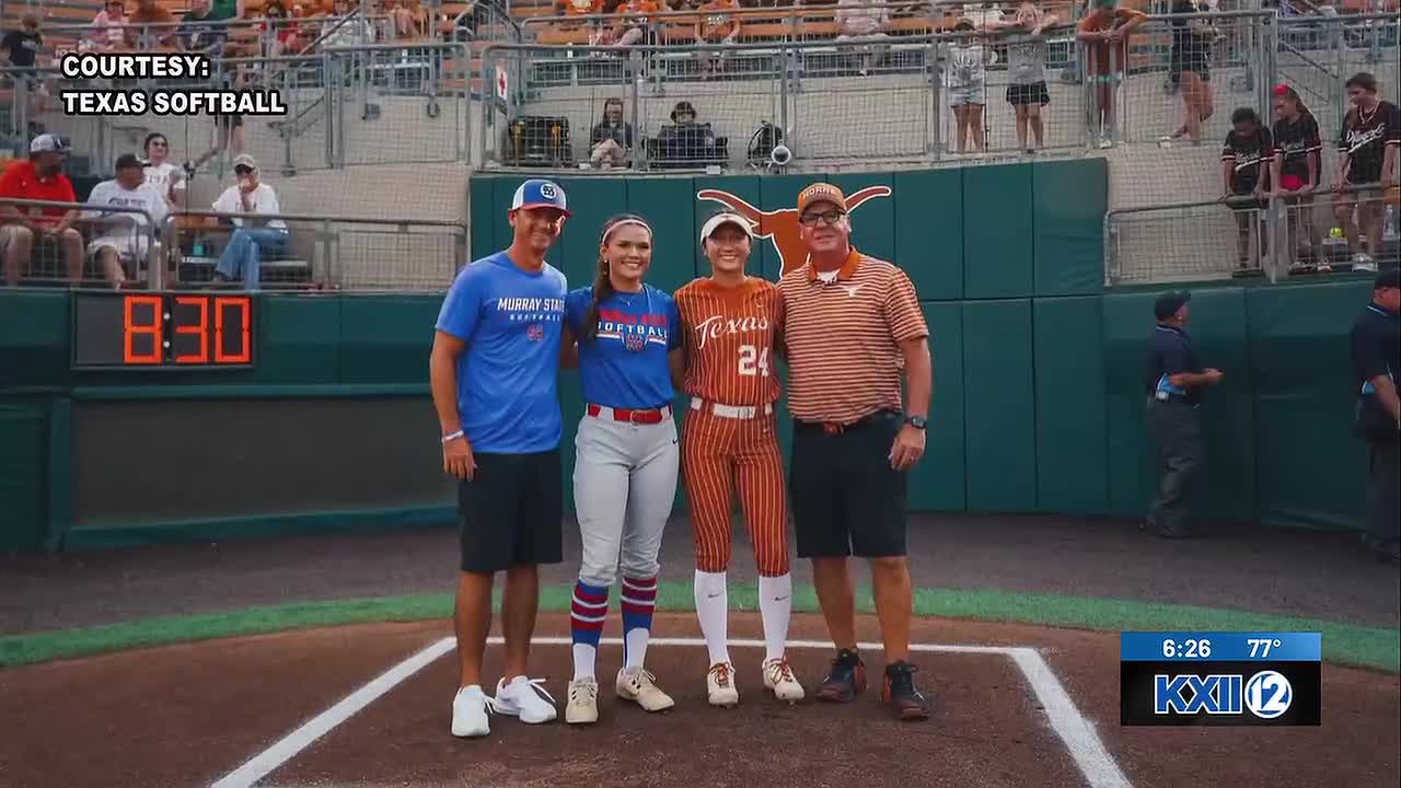 Sisters Face Off on Softball Field at University of Texas
