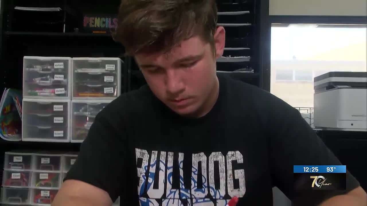 Healdton High School Student Luke Puckett Honored as A+ Athlete