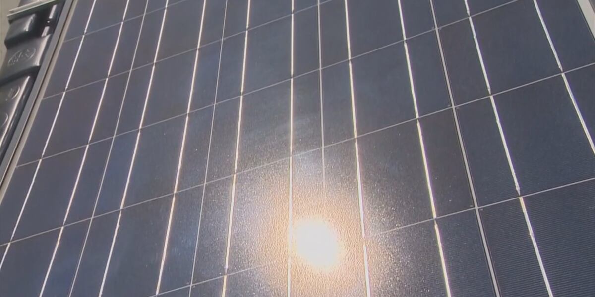 Solar Power Bitmap Solar power helps in keeping the state power grid stable in extreme heat
