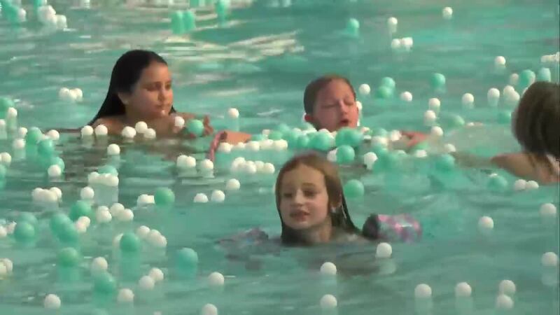 Waterloo Pool in Denison hosts annual Snowball Swim