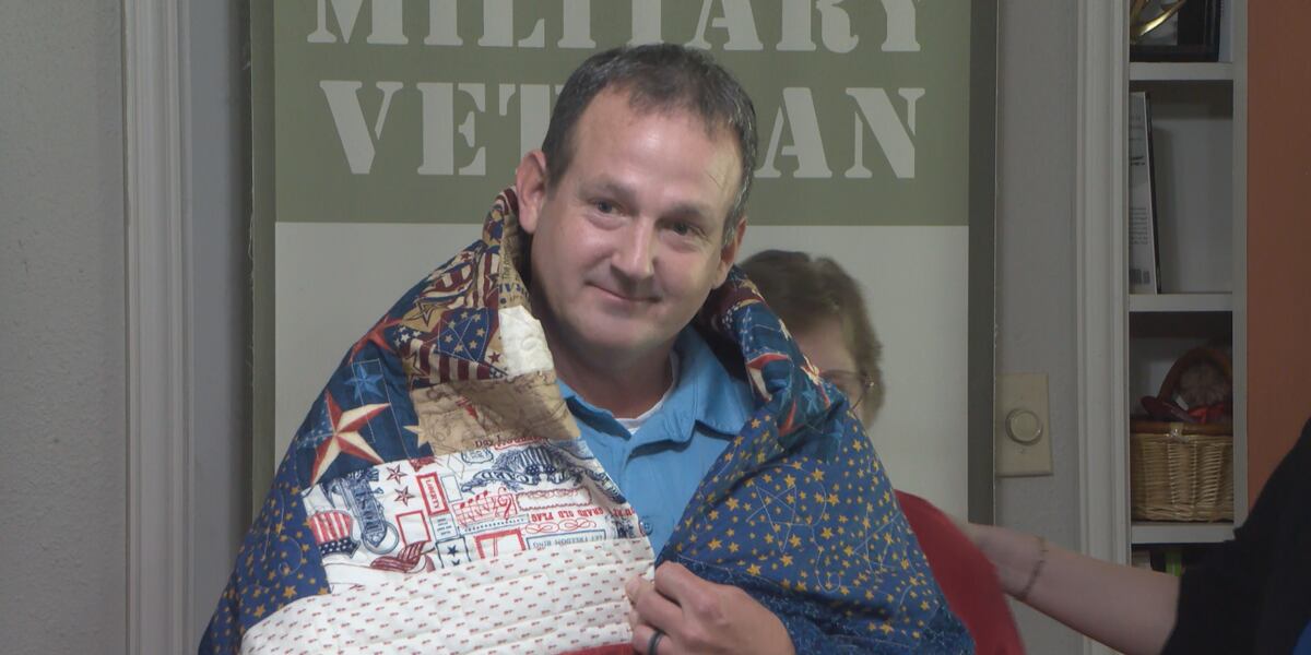 Local veterans awarded Quilts of Valor at Denison ceremony