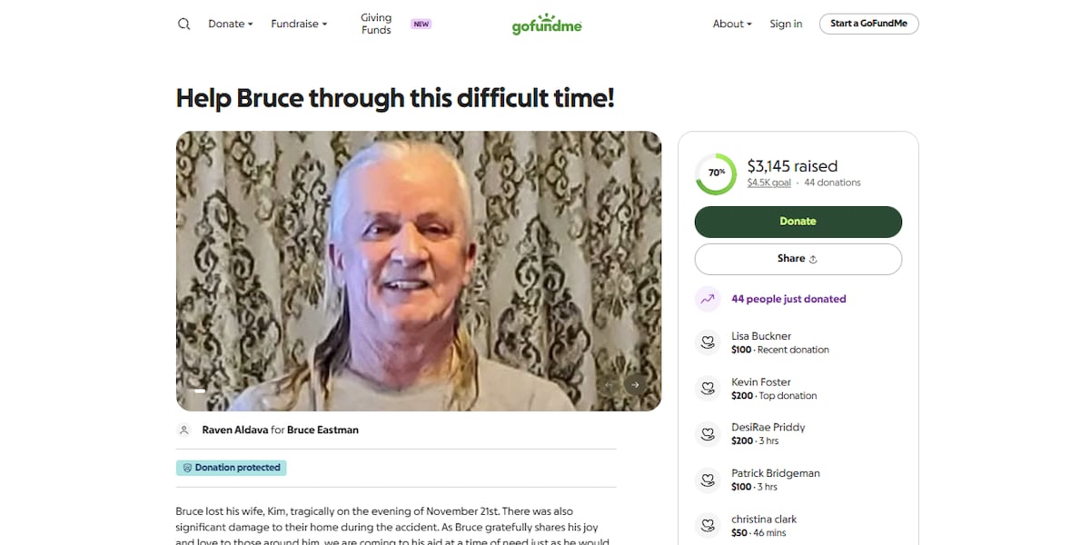 Neighborhood elevating cash for Ardmore man after dropping spouse in hearth Neighborhood elevating cash for Ardmore man after dropping spouse in hearth