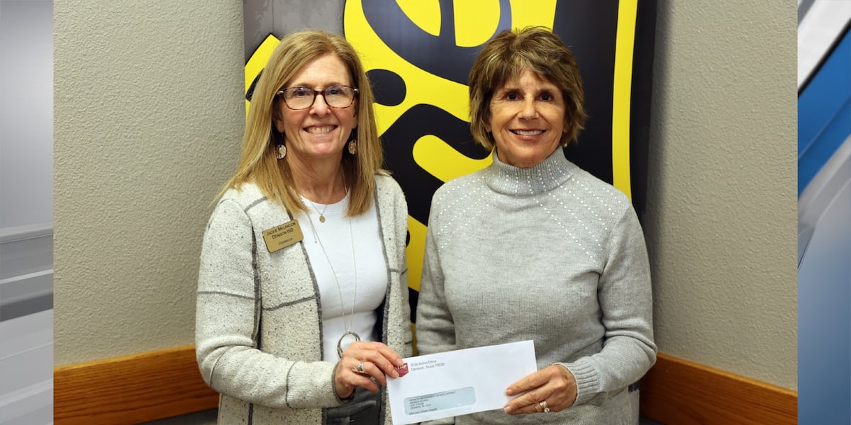 Delaine Mathison Denison ISD gets $30,000 donation from local foundation