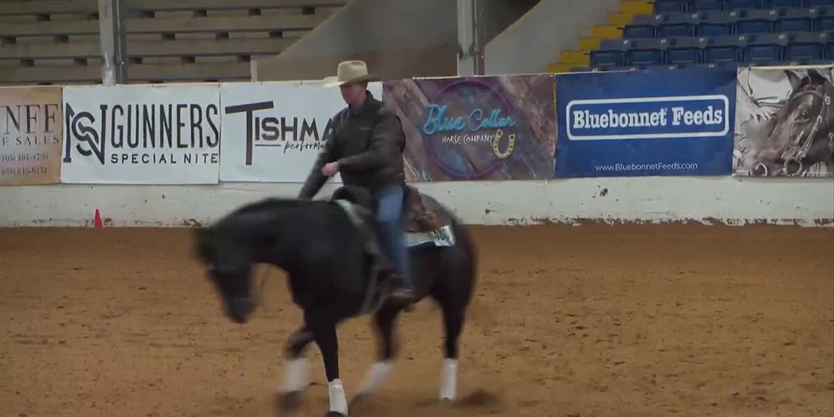 Reigning Slide Hardy Murphy Coliseum hosts 12th annual Winter Slide reining competition