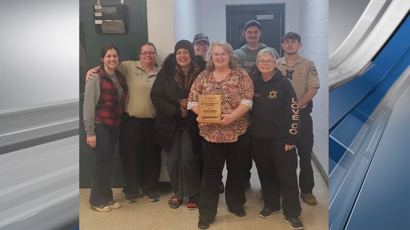 Love County Jail Administrator Crystal Boyd won the Detention Administrator of the Year award...