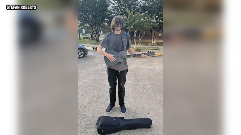 Community rallies to help young man known for playing guitar outside local grocery store