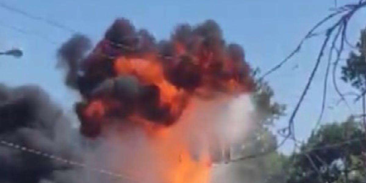 WATCH: Transformer explodes in Durant