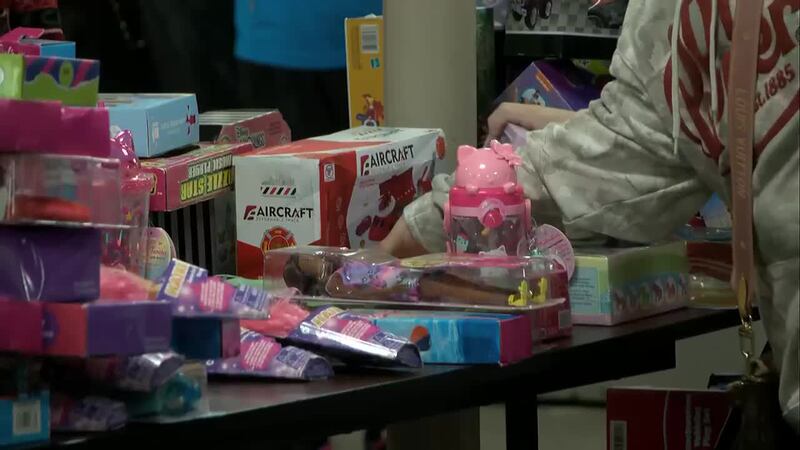 Grand Central Station hosts annual toy giveaway in Sherman