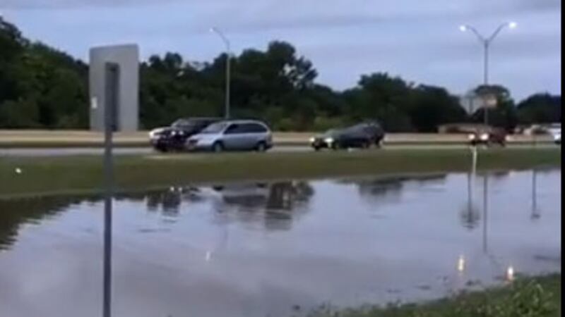 Heavy rains flood parts of Grayson County