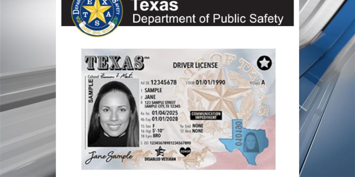 Starting today, driver licenses in Texas will feature a new look.