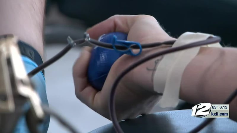 The Oklahoma Blood Institute declared a blood shortage emergency across the state.