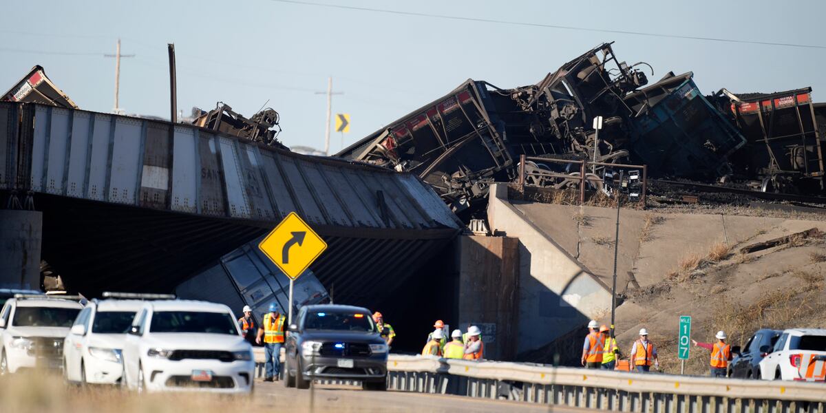 Bridge Collapsed Rails Broken rail caused Colorado train derailment that collapsed bridge ...