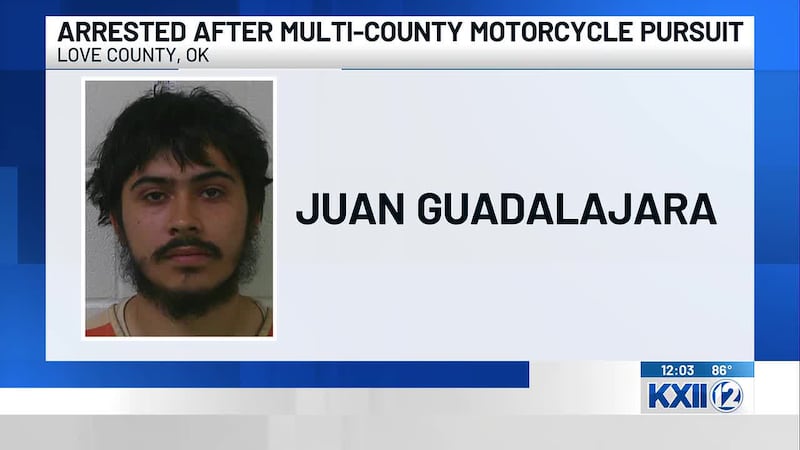 A motorcyclist was arrested after leading law enforcement on a chase that spanned parts of...